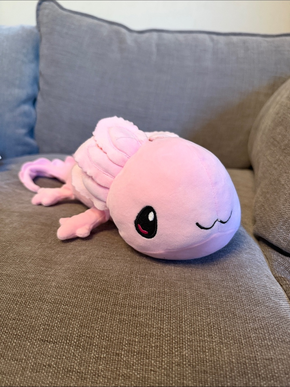 Plush Pink Axolotl Soft Toy